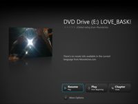 Image of DVD software player screen