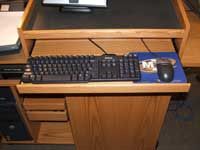 Image of lectern keyboard