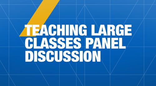 Teaching Large Classes Panel Discussion