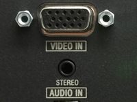Plug and Play Input Panel VGA