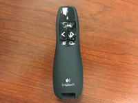 Rotating images of a Logitech wireless remote from multiple angles